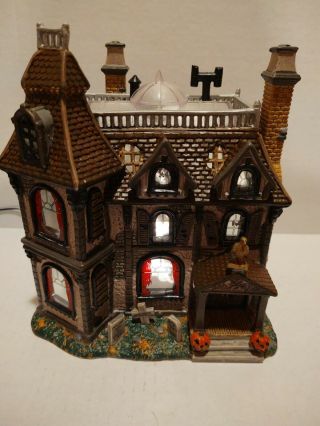 Lemax The Alford Mansion Spooky Town Porcelain Lighted House