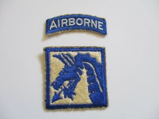 Korea Us Army 18th Airborne Corps Paratrooper Estate Fresh Cur Edge Patch