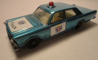 Matchbox Lesney 55/59 Ford GALAXIE POLICE CAR custom paint 2