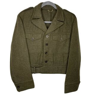 Canadian Battle Dress Jacket 1951 Protex Olive Green Drab Wool