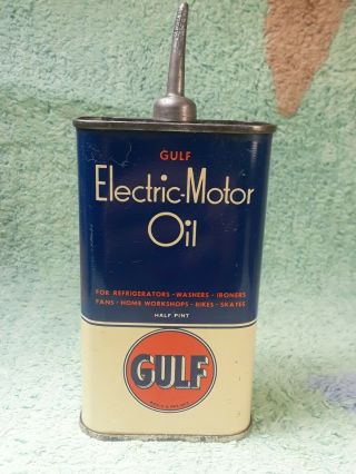Vintage Golf Electric Motor Oil Handy Oiler Lead Tip 1/2 Pint,  Advertising
