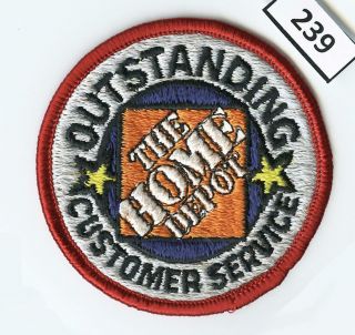 Dealer Dave Rare First Home Depot Outstanding Customer Service Patch 1989 (239)
