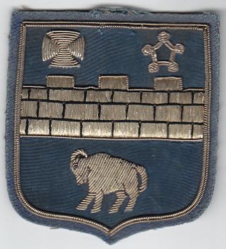 Outstanding Kw - 1950s Us Army 17th Infantry Patch - Bullion,  Asian - Made