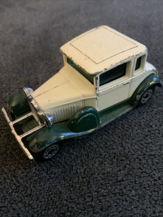Vintage MATCHBOX LESNEY FORD MODEL A CAR WITH SPARE TIRE MOUNT.  No.  73 3