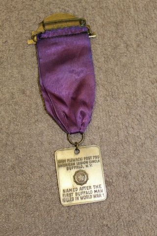 U.  S.  Veterans 1950 American Legion Buffalo NY Convention Medal & Ribbon 2