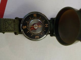 Authentic U.  S.  Army Model 1949 Wrist Compass C - 16 2 - 53