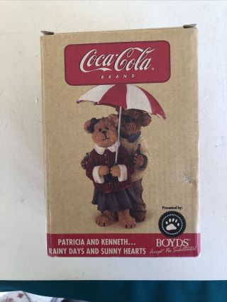 Coca Cola.  Boyds Bear.  Patricia And Kenneth.  Style 919939.  2006.