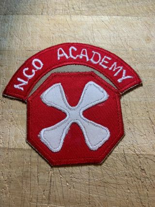 1950s/korean War? Us Army Patch - 8th Army Nco Academy - Beauty
