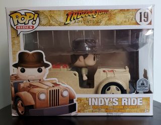 Funko Pop Indy’s Ride Indiana Jones Disney Park Exclusive