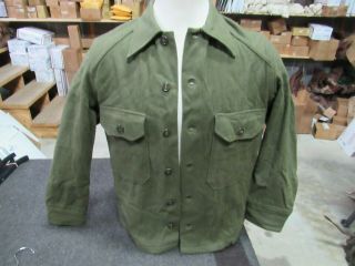Us Army Field Shirt Wool 1952 Dated Korea Era Nos (sh11)