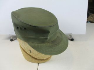 Us Army Spring - Up Hat By Louisville Cap Corp.  Korean War Era (size 7 1/8)