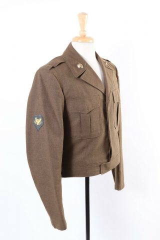 Vtg Us Army Korean War Ike Jacket Complete Uniform Grouping Named Usa Size 38