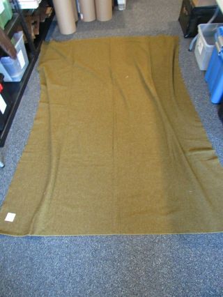 Korean War Us Army 1951 Dated Wool Blanket With Label