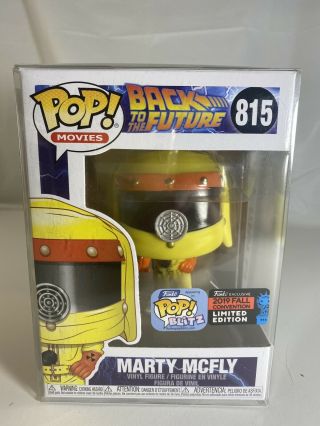 Funko Pop Vinyl Marty Mcfly 815 Back To The Future 2019 Nycc Funko Exclusive
