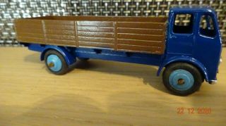 Dinky Leyland Beaver Lorry blue and brown 2