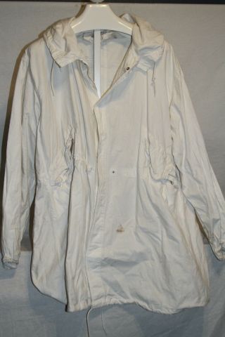 Korean War Us Army Issue Overwhites,  White Camouflage Jacket,  M - 1950,  U52