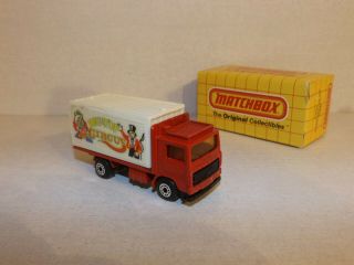 Matchbox S/f No.  23 - G/20 - D Volvo Container Truck Red 