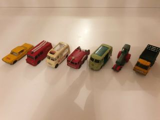 A Selection Of 7 Lesney Matchbox Vehicles