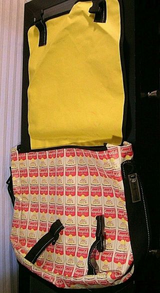 Vintage Andy Warhol Campbell ' s Soup Messenger Bag 3