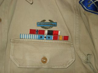 Korean War Era Us Army Shirt W/patches