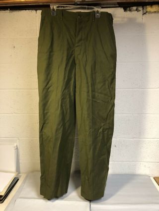 1953 Medium Long Og - 108 Us Military Korean War Wool M1951 Field Trousers Pants