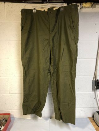 1953 Xl Regular Us Military Korean War Wool M1951 Field Trousers Pants