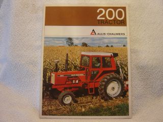 Allis Chalmers 200 Tractor C 1973 Sales Brochure Aed - 302 / 7305