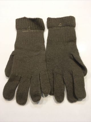 Vintage Korean War Era U.  S.  Army M - 1949 Wool Liners Sz 4 For Leather Gloves