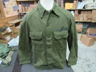 Us Army Field Shirt Wool 1952/53 Dated Korea Era Medium (sh9)