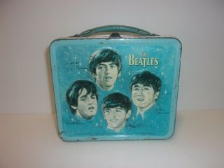 1965 " The Beatles " Metal Lunch Box.
