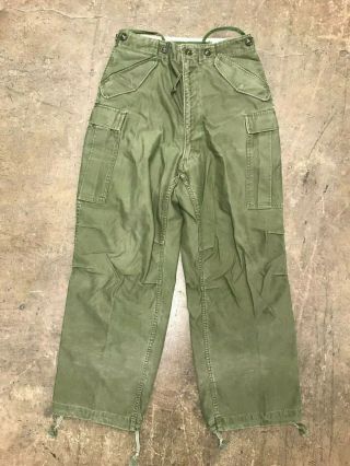 Vintage M51 Trousers Field Od Pants Small / Regular C - 2