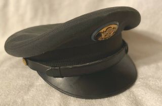 Korean War - Us Army Enlisted Infantry Service Dress Cap Hat 6 7/8 - Blue Disk