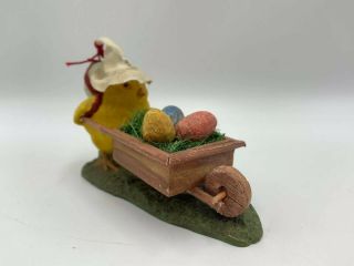 Bethany Lowe Easter Figurine Lil Chick Bringing Eggs To Market Vintage Style