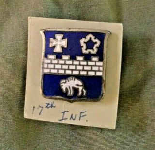 Us Army 17th Infantry Regiment Di