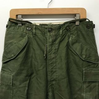 Vintage M51 Trousers Field OD Pants,  Size Small / Regular M - 1951 F - 97 2