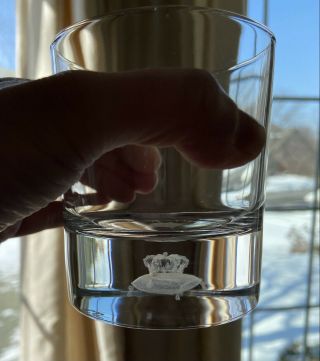 Crown Royal Whisky 3d Hologram Floating Pillow Laser Etched Tumblers Glasses (4)