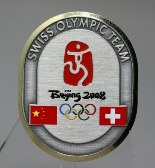 Noc Swiss Olympic Team Pin,  Beijing 2008