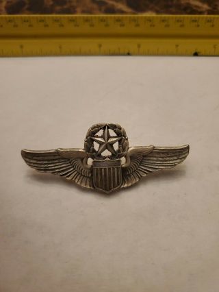 Post Ww2 Us Air Force Command Pilot Wings Sterling Robbins