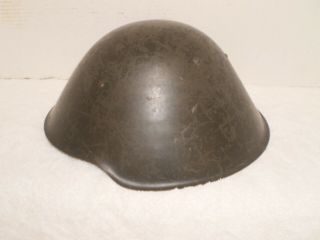 East German Ddr M56 Helmet With Ww2 Type Liner,  Stamped Ii 9 60