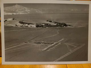 1962 Usn Official 5x7 Operation Deep Freeze Aerial View Williams Field W/story