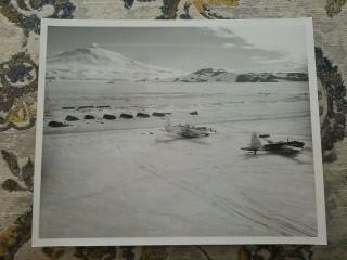 1961 Usn Official 8x10 Operation Deep Freeze Williams Field Antarctica W/story