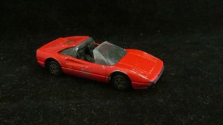 Vintage 1981 Kidco Magnum P.  I.  Red Ferrari 308 Convertible Die Cast 1:64 Car