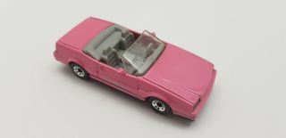 Matchbox 1987 Cadillac Allante Convertible In Pink Grey Trim 1:60 Scale Very G C