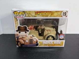 Funko Pop Indy’s Ride Indiana Jones Disney Park Exclusive
