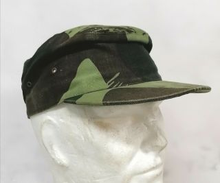 Belgian Denison Brushstroke Camo Cap Hat,  Theatre Made,  Custom Made