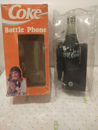 Vintage Coca - Cola Bottle Phone Model 5000 Coke Telephone Nib