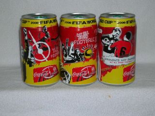 Coca Cola Cans Set World Cup South Africa Rare -