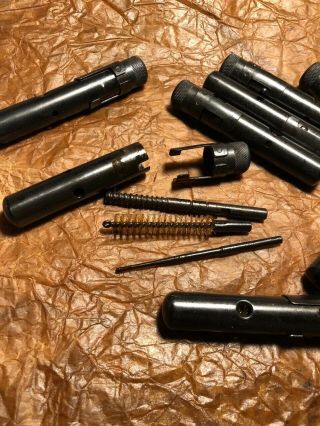 Ussr Mosin Nagant,  Sks Rifle Cleaning Kit Complete Set 5 Tools