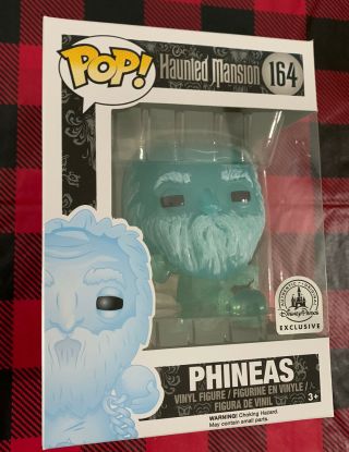 Funko Pop Haunted Mansion Gus In Phineas Box Disney Parks Exclusive 164