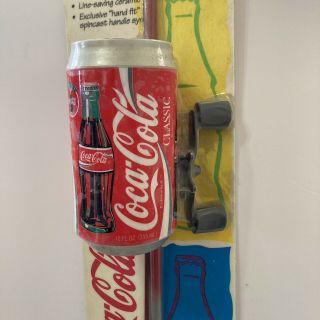 Coca Cola Fishing Rod Pole Coke Can 1995 Reel Line Collectible